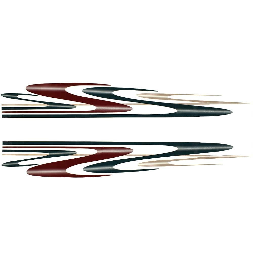 Misty Harbor Pontoon Boat Decal Sticker 1559 77 x 11 Inch (Set)