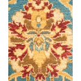 thumbnail image 3 of Hand-Knotted Wool Oriental Contemporary Blue Area Rug 6' 1" x 9' 1", 3 of 5