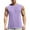 Purple, variant on Men's Summer Ice Silk Half Sleeve Undershirt - Grid Mesh, Breathable, Polyester - Sports Leisure, M-XXXXXXL, Bust 102-130cm