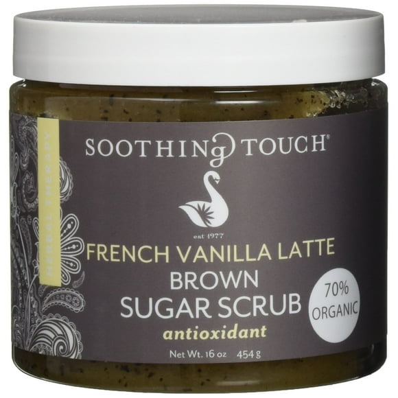 Exfoliante de azúcar moreno Soothing Touch French Vanilla Latte 480 ml