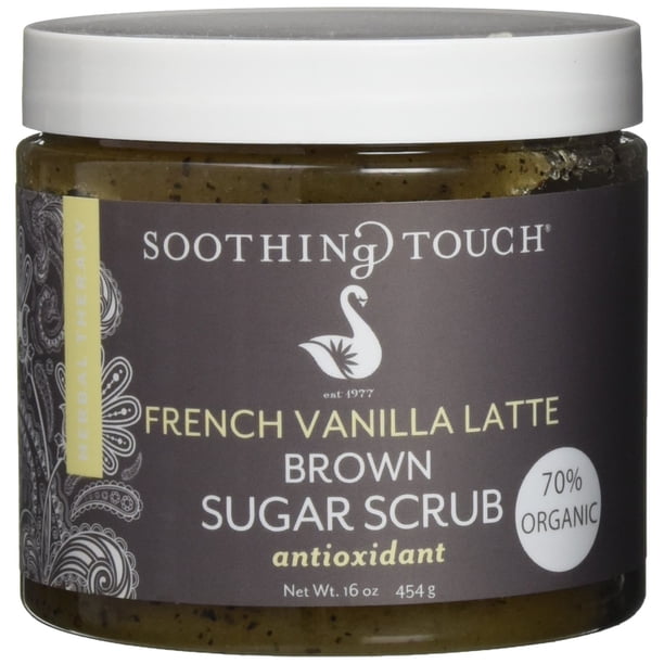 Exfoliante de azúcar moreno Soothing Touch French Vanilla Latte 480 ml