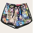thumbnail image 3 of Rezuofi 2 Pcs Womens Board Shorts Beach Quick Dry Fabric Swim Slim Trunks Ocean Travel Sports, 3 of 7