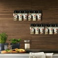 thumbnail image 3 of 2pcs Grey Plastic Kitchen Jar Rack Wall-Mounted Adhesive Seasoning Bottles Holder Spice Bottle Holder Tool Kitchen Storage Rack, 3 of 6