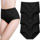 thumbnail image 1 of 8pcs Underwear Cotton High Waist Tummy Control Panties Women's Rose Jacquard Ladies Panty, 1 of 5