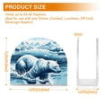 thumbnail image 3 of Polar Bear Sea Iceberg Napkin Holder for Table Clear Napkin Stand Paper Holder Acrylic Organizer Dispenser Napkins for Dinner Kitchen Restaurant Room, 3 of 8