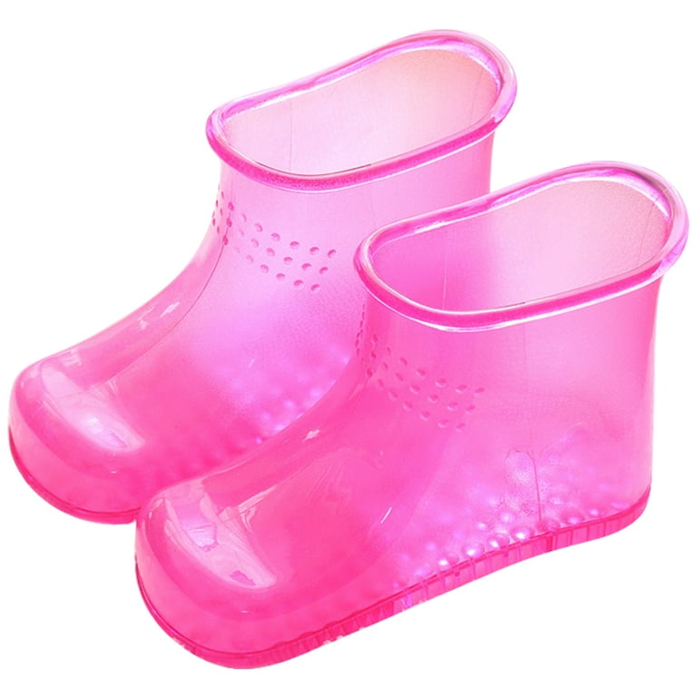 1 Pair of Foot Bath Shoes Massage Bucket Boots Foot Massage Bath Shoes Foot Massager