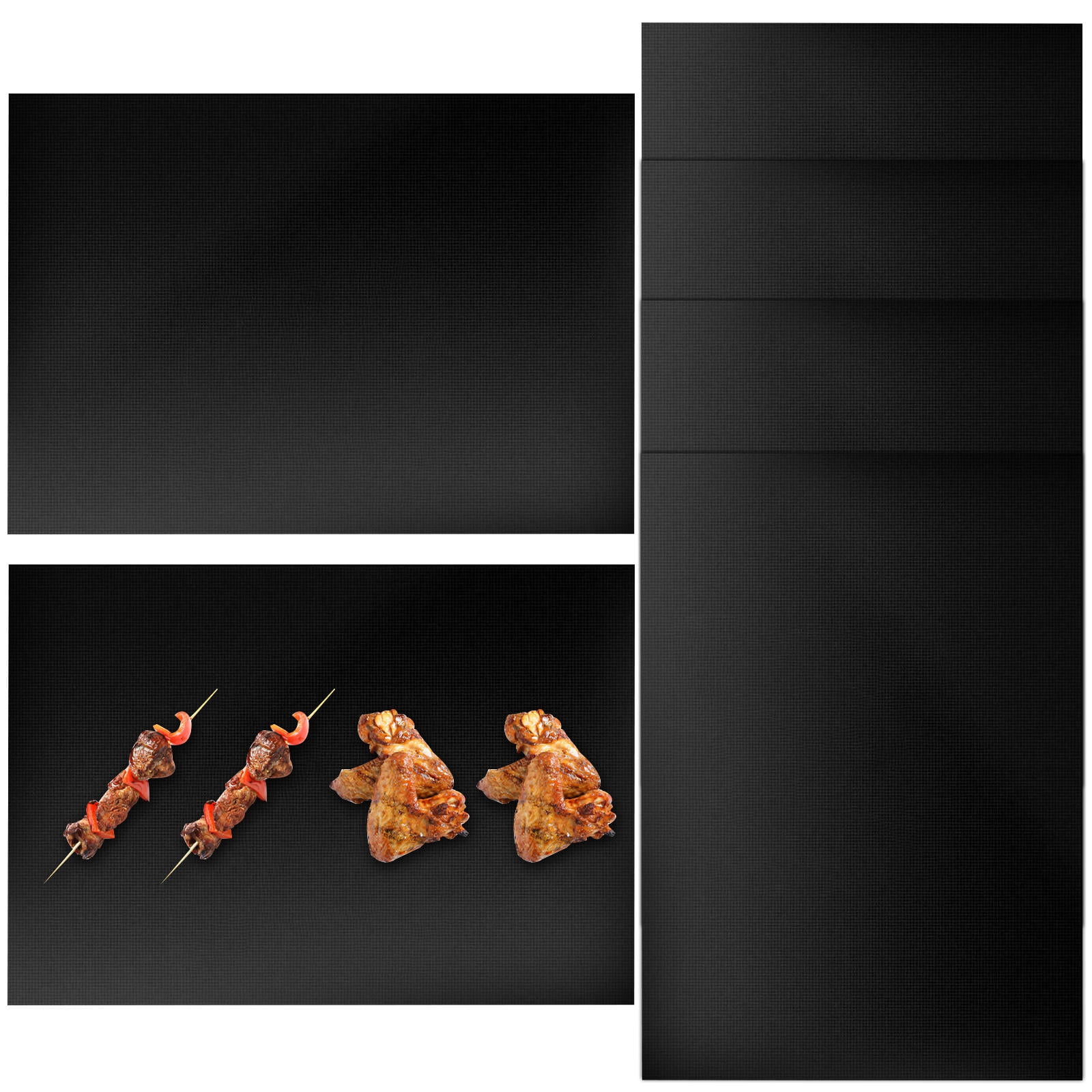 FONDOTIN Oven Liners Non-Stick Reusable 6Pcs 23.58X15.72X0.04in