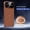 Brown, variant on Designed for iPhone 15 Magnetic Case Heat Dissipation Rigid Bumper Slim Anti-Scratch Protective Phone Cover Luxury PU Leather Compatible with Mag-Safe for iPhone 15, Winered