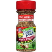 McCormick Perfect Pinch Garlic Pepper Salt Free Seasoning, 2.5 oz
