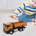 thumbnail image 6 of FEOLGEHLY Construction Cement Mixer Toy Truck for Boys, Heavy Duty Cement Mixer Truck for Pretend Play, Alloy Realistic Pull Back Truck with Lights and Sound, Perfect Birthday for Toddlers Ages 3-8, 6 of 8