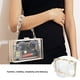 thumbnail image 4 of Bolso bandolera de un solo hombro, bolso cuadrado pequeño con cadena portátil, bolso acrílico transparente para mujerAmarillo transparente, 4 of 5