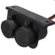 thumbnail image 4 of Adaptador Enchufe de encendedor de cigarrillos para automóvil 12V Toma de corriente dual impermeable Accesorios para autos y motos, 4 of 5