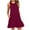 B2 Wine plus size summer dresses Clearance Under $5, variant on Cagogo Wedding Guest Dress for Womens Summer Spring Under $10 Casual Crewneck Sleeveless Flowy Pocket Swing Tshirt Tank Midi Dresses Sexy Black Work Dresses