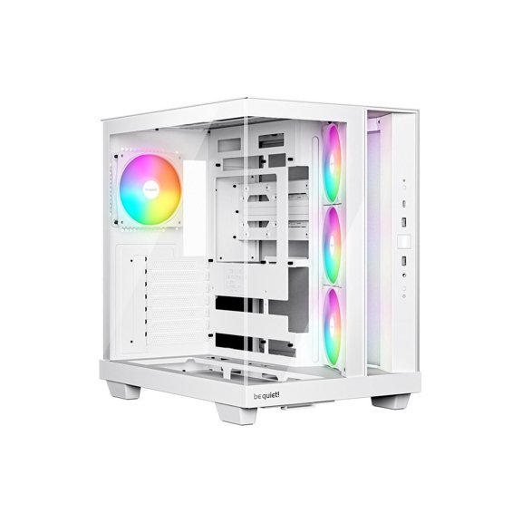 Be Quiet Light Base 500 LX White Light Base 500 LX White White ABS / Steel / Tempered Glass ATX / M-ATX / Mini-ATX case