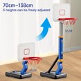 thumbnail image 3 of Jnismy Pool Basketball Hoop Toy Set with 4 Balls Inflator Adjustable Height Swimming Basketball Indoor Outdoor Garden Basketball Shoot Game Kit Boys Girls Gifts _Blue, 3 of 13