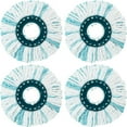 thumbnail image 1 of LOVEVER 4 Pack Spin Mop Head Replacement Compatible with Leifheit Microfiber Mop Head Machine Washable Mop Refills Replacements Household Cleaning Tools, 1 of 7