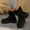 #103-Black, variant on Roncen Women's Chunky Heel Snow Boots - Plush Faux Fur Lined Ankle Boots with Thick Sole, Thermal Insulation, Plus Size & Versatile Design for Winter Warmth