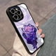 thumbnail image 1 of Funda de teléfono con protección de lente de diamante púrpura brillante para iPhone 14, 13, 12, 11 Pro Max Plus, resistente a caídas, resistente a la suciedad Fivean unisex, 1 of 2