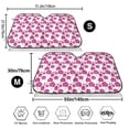 thumbnail image 3 of Daiia Orchids Flowers Windshield Sun Shade for Car SUV Truck (Medium ), Car Sun Shade Windshield, Car Shades for Front Windows, Sunshade for Car Windshield, 3 of 7