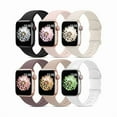 thumbnail image 1 of Chenchen 6 Pack Sport Bands Compatible with Apple Watch Band 38mm 40mm 41mm 42mm 44mm 45mm 49mm 46mm,Silicone Waterproof Strap for iWatch Apple Watch Series 11 10 9 Ultra 8 7 6 5 4 3 2 1 SE Women Men, 1 of 1