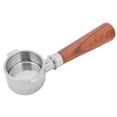 thumbnail image 1 of Coffee Portafilter, Wood Handle Portafilter Washable Stainless Steel Wooden Handle Detachable  For 2 Ear Coffee Machine, 1 of 7