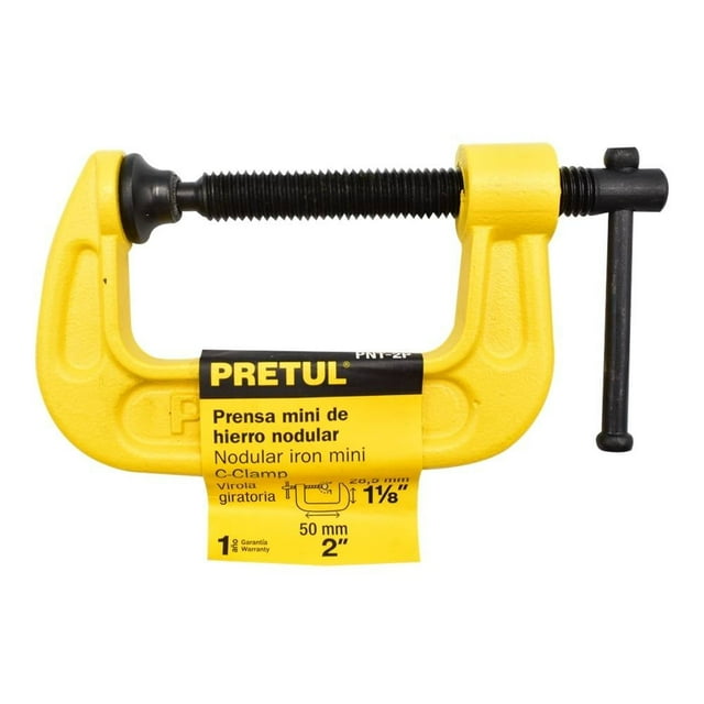 Prensa Mini Pretul de Hierro Nodular Amarillo 2 Pulgadas