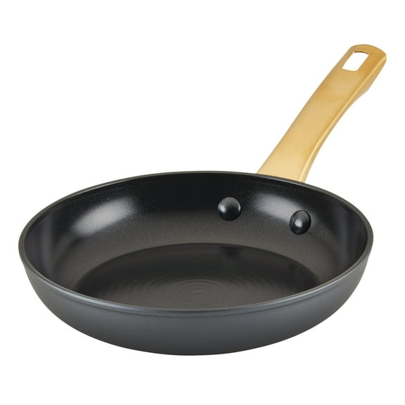 Farberware Forged Induction 8.25 Inch Ceramic Nonstick Frying Pan, Dishwasher Safe and Oven Safe to 500°F, Black