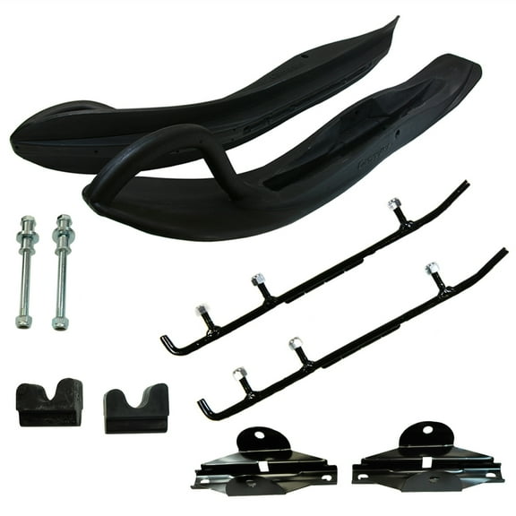 Exo-S & Bottomline, B4-464MKA-1711290001, Touring Skis, Mount Kit & 4" Carbides for Arctic Cat Some 2010-2017 Models