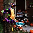 thumbnail image 2 of Muñeco de bruja para Halloween, juguetes de decoración al aire libre que se choca en el árbol, colgante de puerta aterradora, accesorios para porche, novedad de 2023, 2 of 4