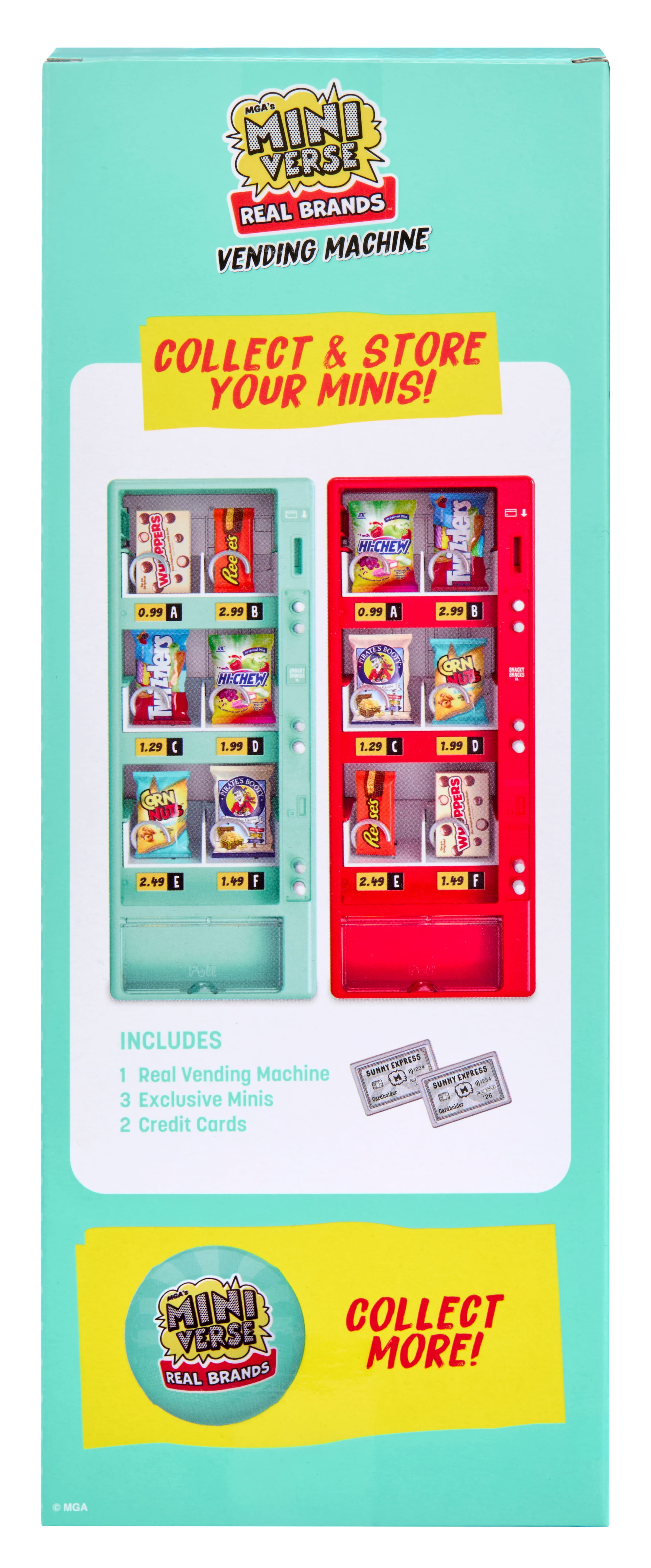 MGA's Miniverse Real Brands Vending Machine, One Machine Included