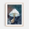 thumbnail image 2 of White Mushroom - Painting Watercolor Nature Botanical Abstract Illustration Unframed Wall Art Print 20 x 30 inches, 2 of 81