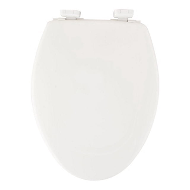 asiento para baño con adaptador infantil cierre lento y permajuste alargado blanco plástico