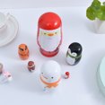 thumbnail image 4 of 6 piezas muñecas de madera de Navidad regalo de muñeco de nieve de Navidad artesanía hecha a mano adornos de decoración del hogar para fiestas Inevent FN000184-00, 4 of 7