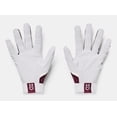thumbnail image 2 of Under Armour Men's UA Clean Up Baseball Batting Gloves 1378764-106 White/Maroon, 2 of 2