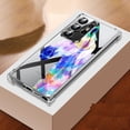 thumbnail image 3 of Coloured Cool Horse Clear Case for Samsung Galaxy S23 Ultra,Aesthetic Art Design Case for Men Women,Unique Trendy Transparent TPU Bumper Case Cover, 3 of 5