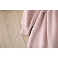 thumbnail image 7 of Baby Girl Dresses Kids Long Sleeve Patchwork Solid Sweater Princess Outfits Dress for Girl Size 18-24 Months, 7 of 7