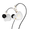 thumbnail image 1 of Auriculares X2 profesionales con cable desmontables de 3,5 mm Auriculares duales dinámicos de alta fidelidad, 1 of 8