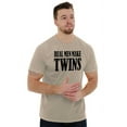 thumbnail image 4 of Funny New Father Real Men Make Twins Men's Graphic T Shirt Tees Brisco Brands X, 4 of 6