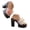 Pink, variant on Women's Chunky Heel Sandals Platform Slip on Flower Slides High Block Heeled Leather Footbed Dress Shoes for Vacation Blue Size 8