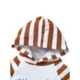 thumbnail image 3 of Nituyy Babies Thanksgiving Day Romper, Printed Pattern Hooded One-piece, 3 of 7