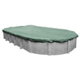 thumbnail image 2 of Pool Mate 15 Year Extra-Large Mesh Forest Green Oval Winter Pool Cover, 12 x 18 ft. Pool, 2 of 6