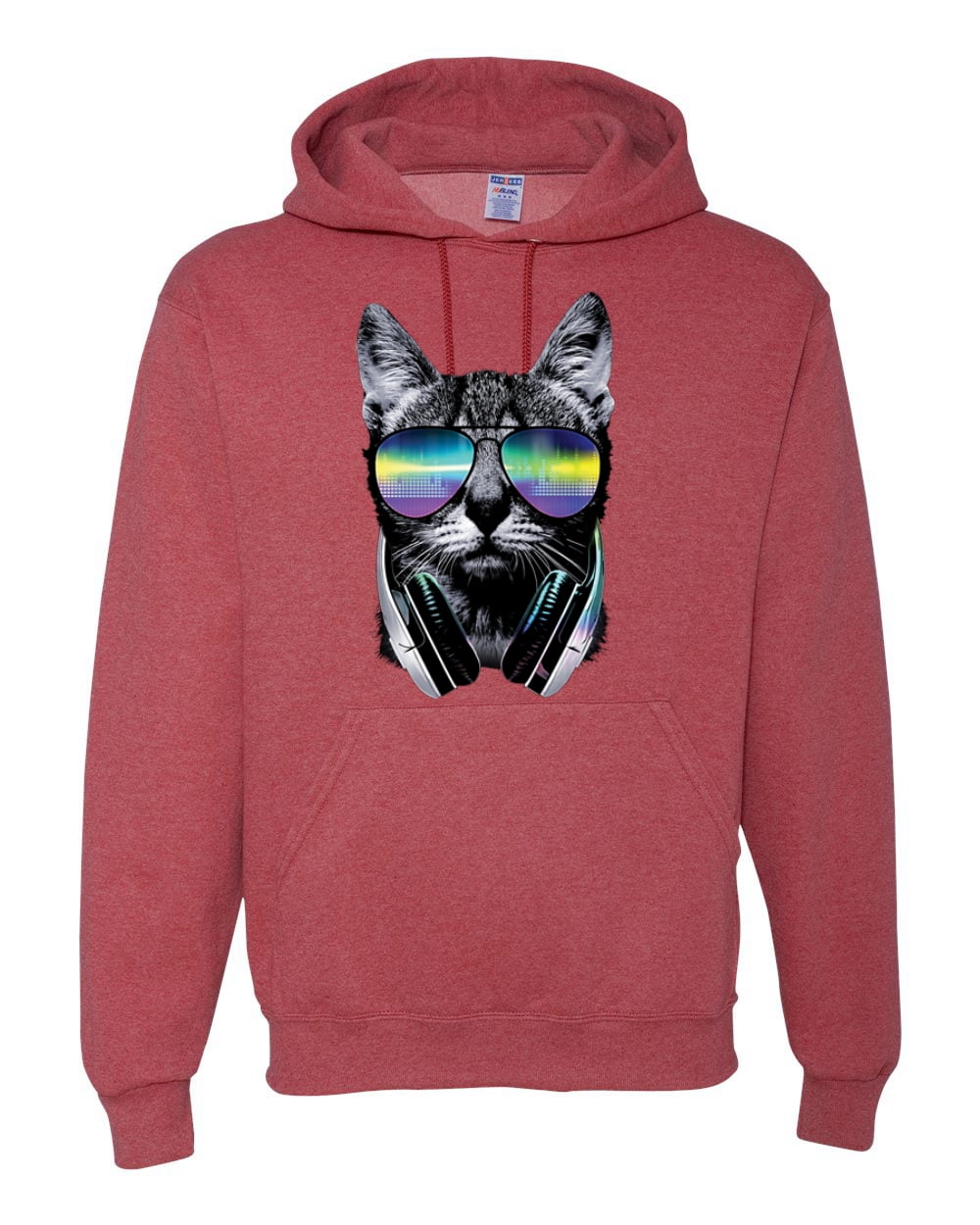 DJ Kitty Cat with Headphones | Mens Cat 