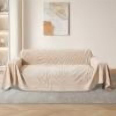 Dongrere Boho Couch Cover Cotton Sofa Cover Decorative Sofa Towel Washable Sofa Blanket Cover for Dogs 70.8x35.4In