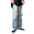 thumbnail image 2 of Product Classification Men's Jeans Platform Competitive Title Analysis Streetwear Wide-Leg Trousers for Men – Loose Fit Jeans Plus-Size Style, 2 of 4