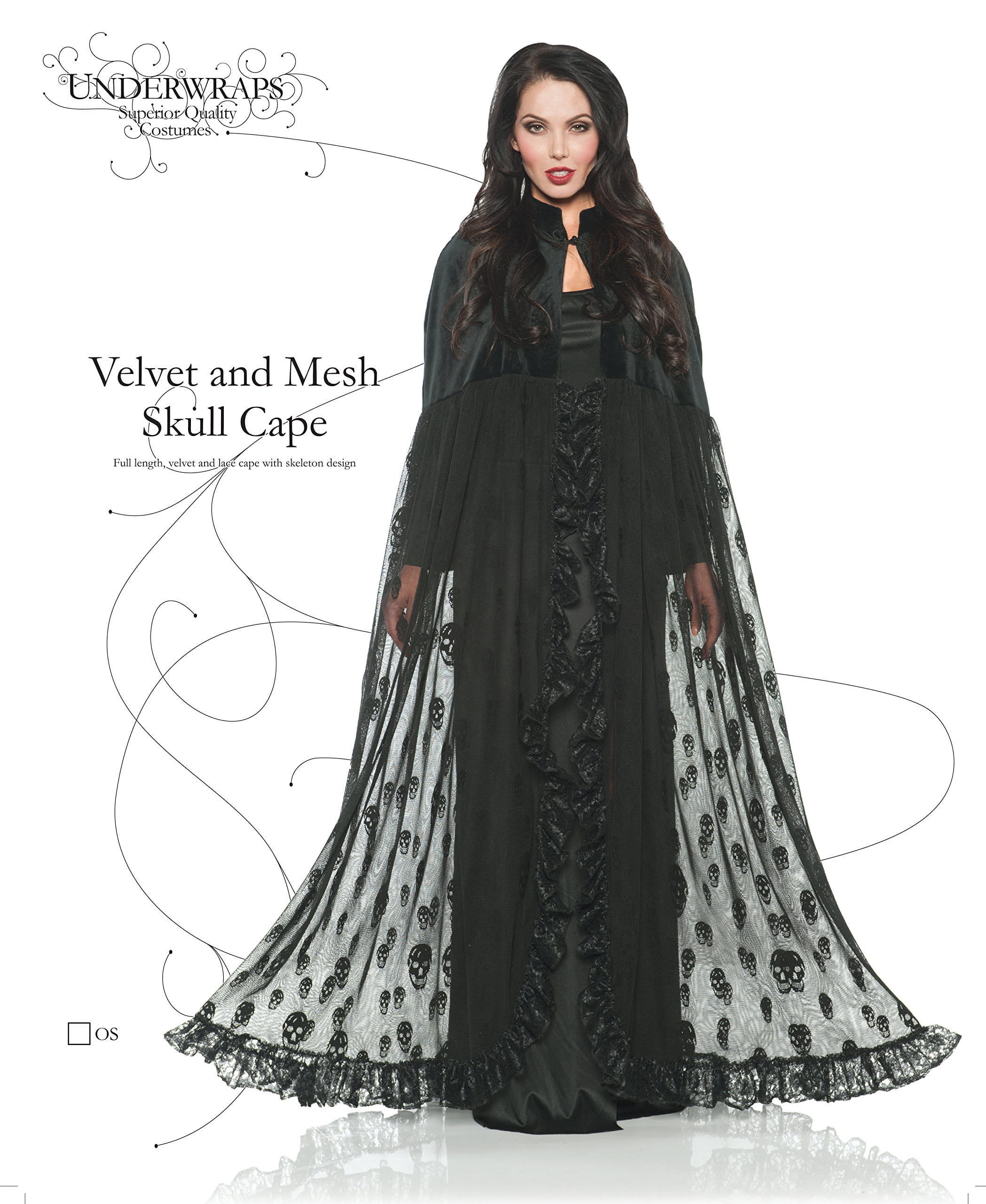 AOFITEE Halloween Full Length Velvet Hooded Cloak Long Cosplay Costumes Cape