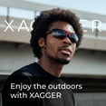thumbnail image 6 of Xagger Half Frame Polarized Sports Sunglasses for Men Women UV400 Wrap Around Baseball Running Cycling Glasses, 6 of 6