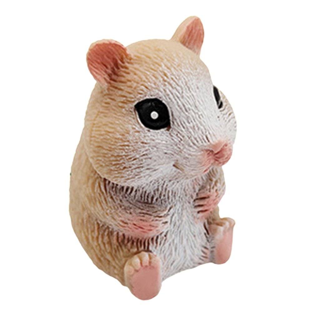 Stress Toy High Imitation Animal Decompression Slow Rebound Cute Hamster Anti stress Squeeze Toy for Adult Black