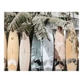 thumbnail image 2 of Moe's Home Collection Surfs Up Fabric Canvas Wall Art in Multi-Color, 2 of 3