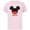 Soft Pink, variant on Disney Mickey Mouse Red Shorts Icon Sohn Family German- Short Sleeve Cotton T-Shirt for Adults - Customized-Black