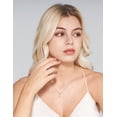 thumbnail image 4 of Alianza de boda IMOLOVE Moissanite de plata 925 chapada en oro de 18 quilates, 4 of 8